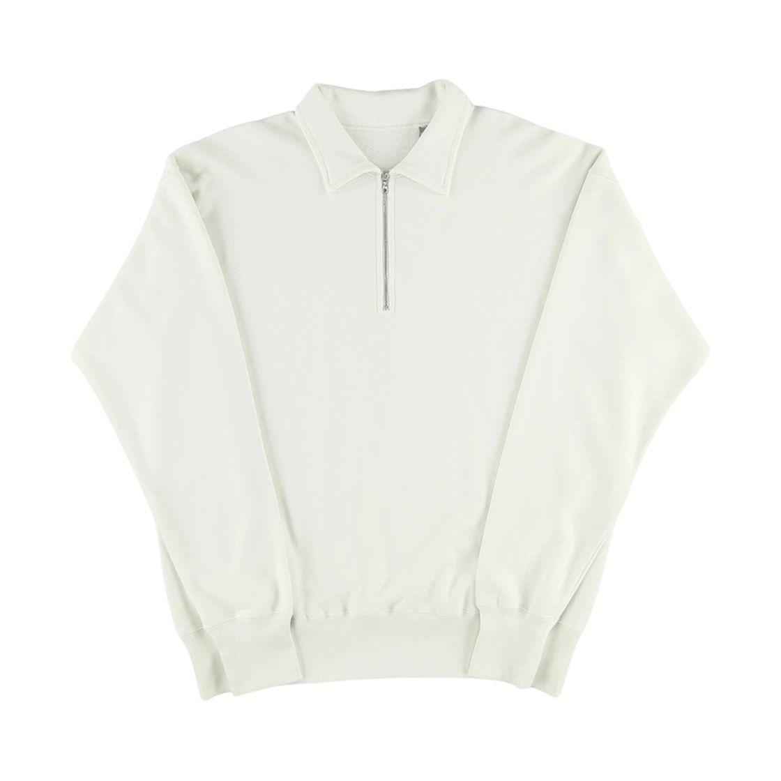 A0KS0000OZU8 Kaptain Sunshine Suvin Sweat Halfzip Pullover Whisper Green