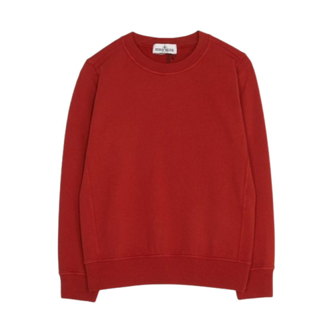 781662044-V0015 (Kids) Stone Island 62044 Logo Sweatshirt Brick - 23SS