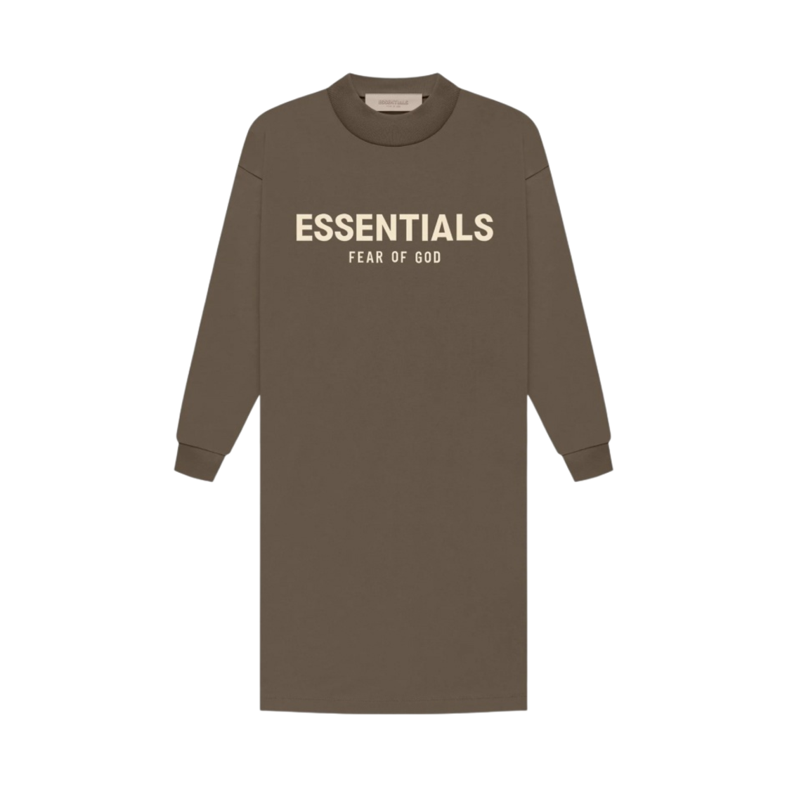 (키즈) 에센셜 롱슬리브 티셔츠 드레스 우드 - 22FW((Kids) Essentials L/S T-Shirt Dress Wood - 22FW) - 1