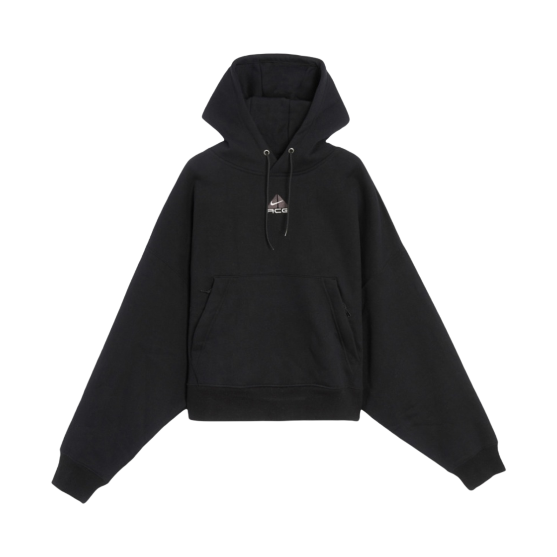 DQ5807-045 (W) Nike ACG Therma-Fit Tuff Knit Fleece Pullover Hoodie Off Noir - US/EU
