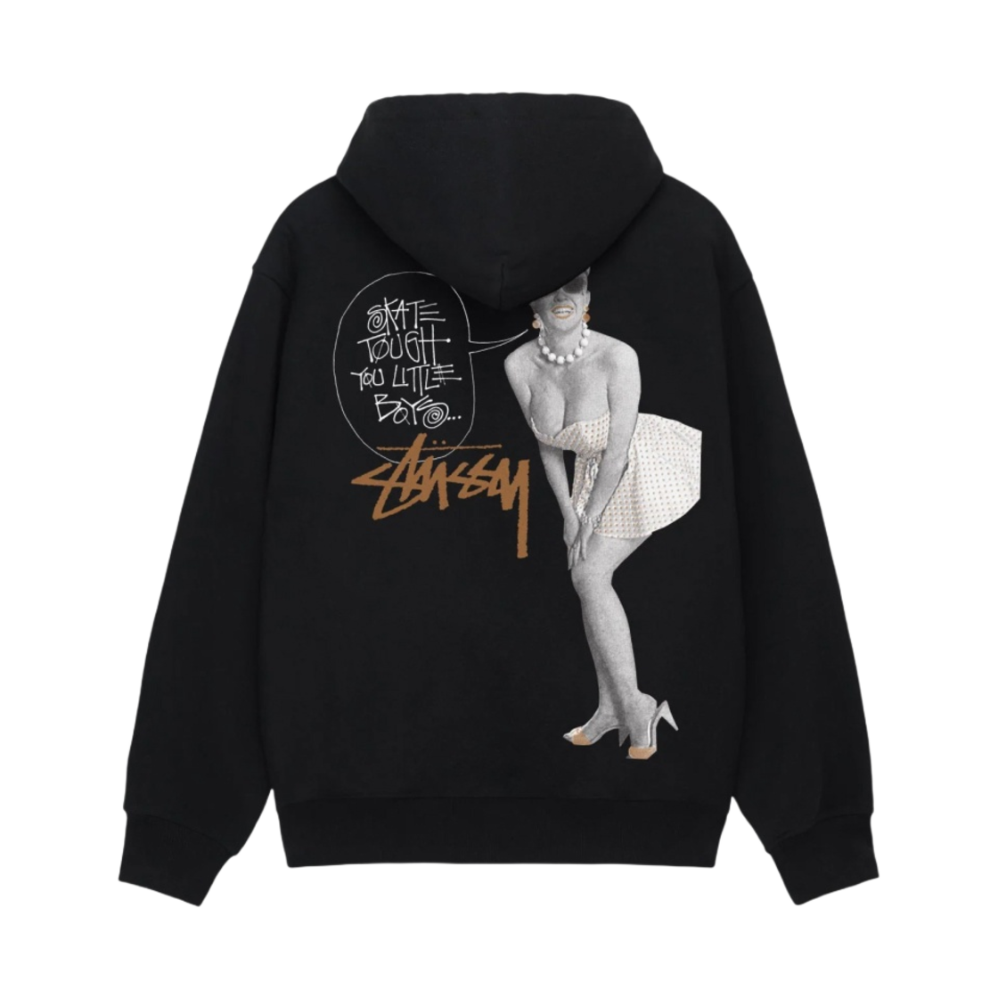 스투시 스케이트 터프 후드 블랙(Stussy Skate Tough Hoodie Black)