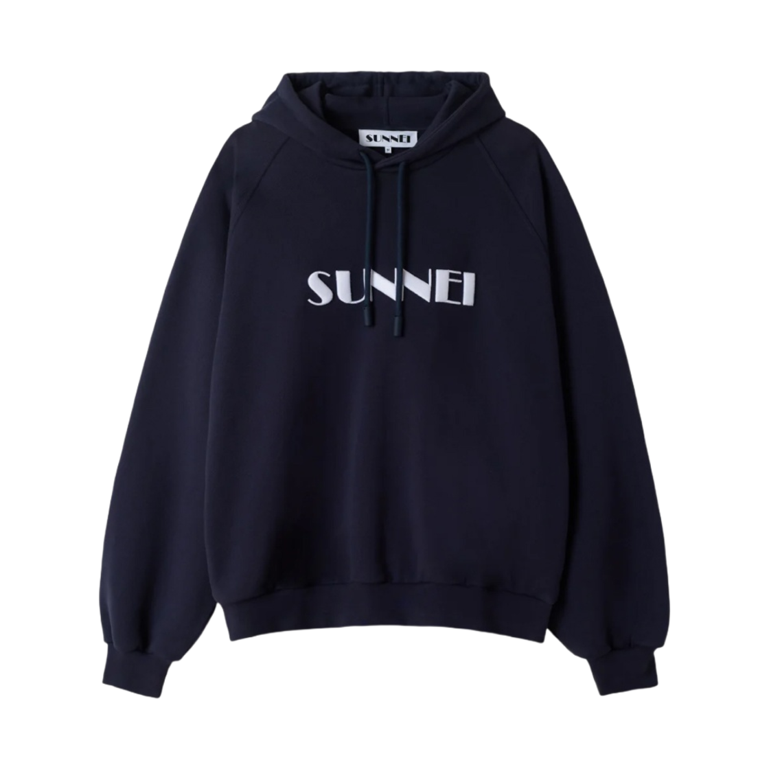 MRTWXJER070-JER010-0097 Sunnei Embroidered Hoodie Dark blue