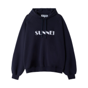 Sunnei Embroidered Hoodie Dark blue
