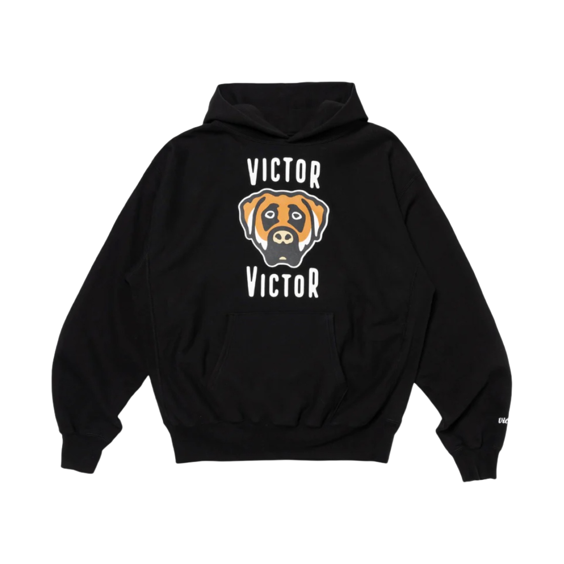 빅터 빅터 스웨트 후드 블랙(Victor Victor Sweat Hoodie Black)