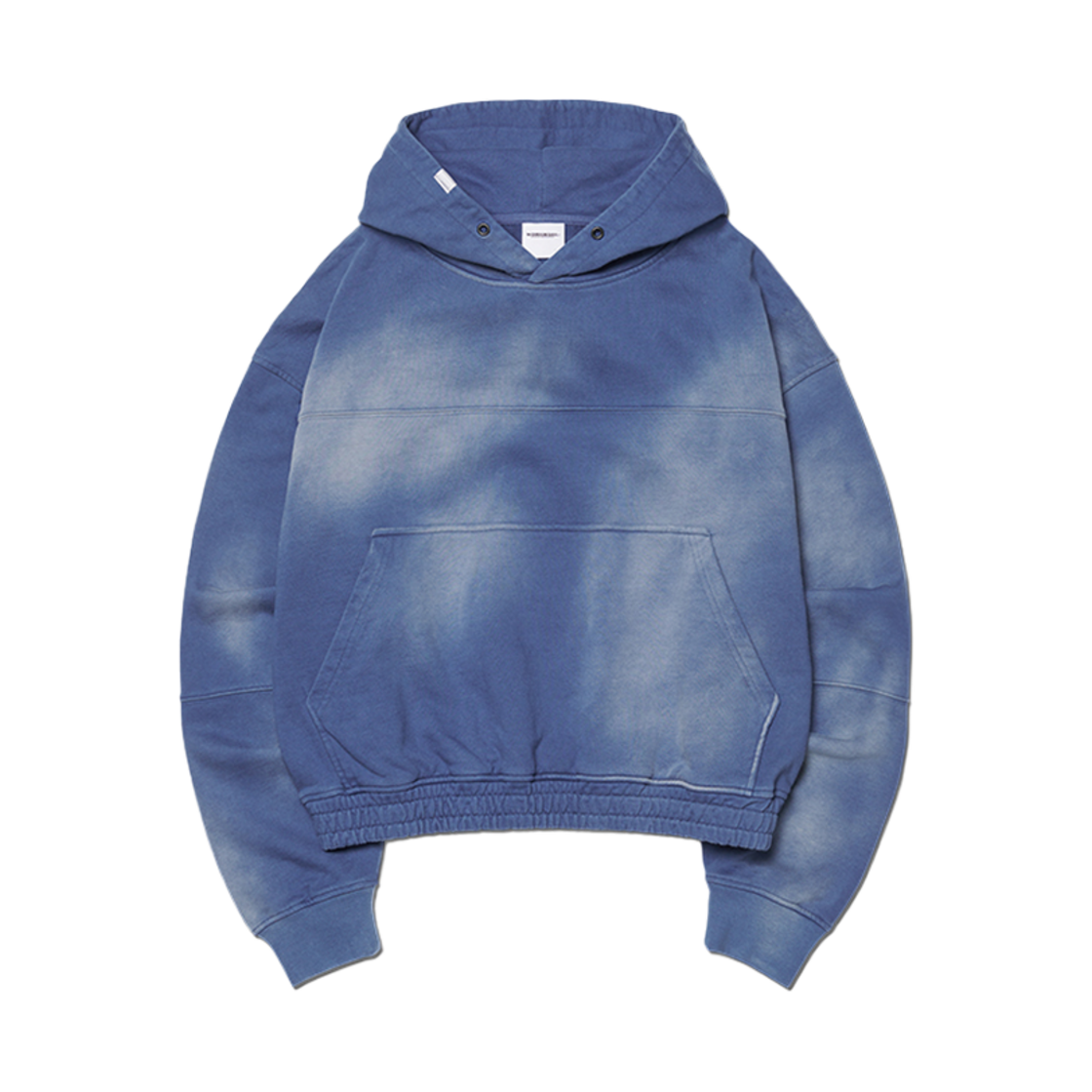 노매뉴얼 스테인 워시드 후디 워시드 블루