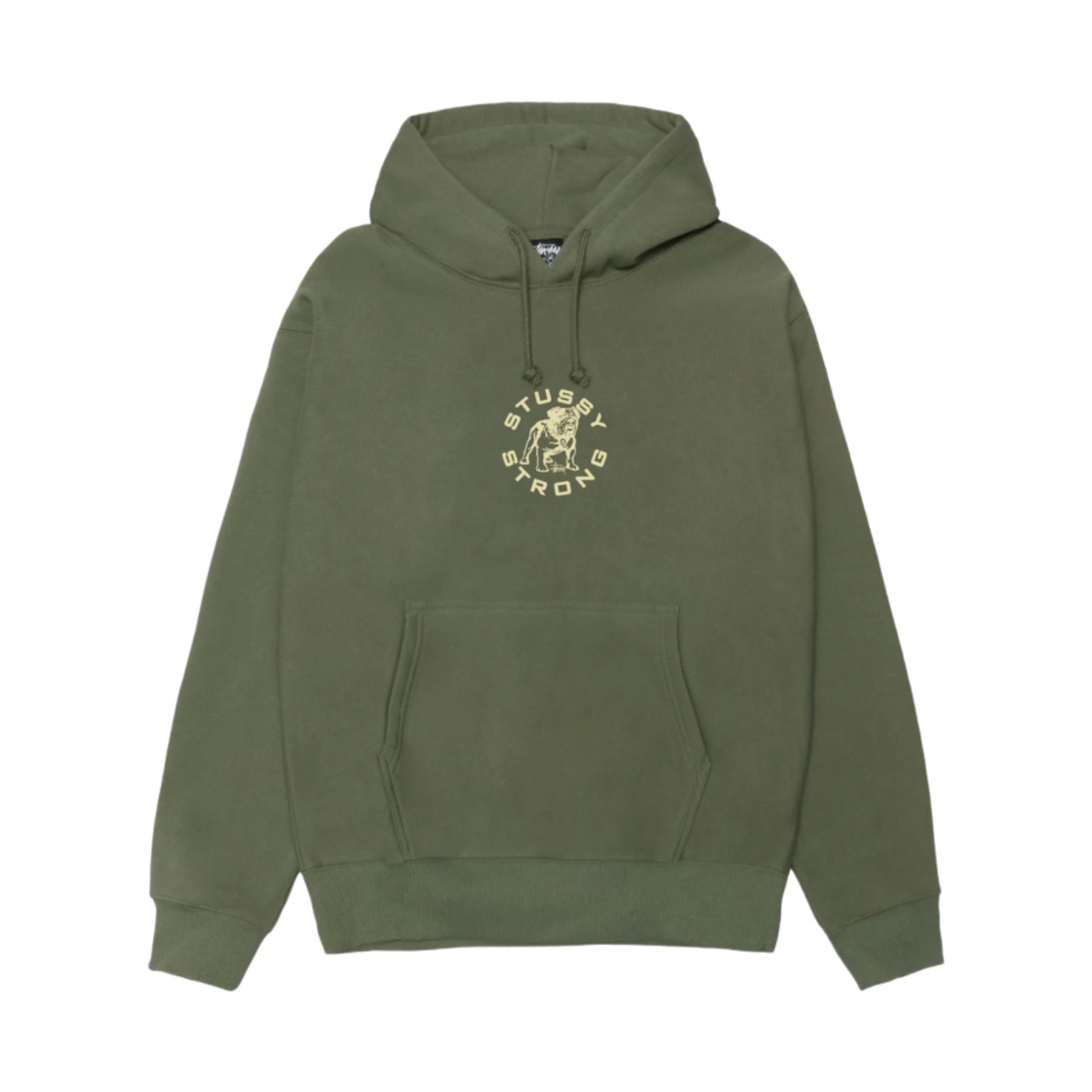 1925086 Stussy Strong Mac Hoodie Olive