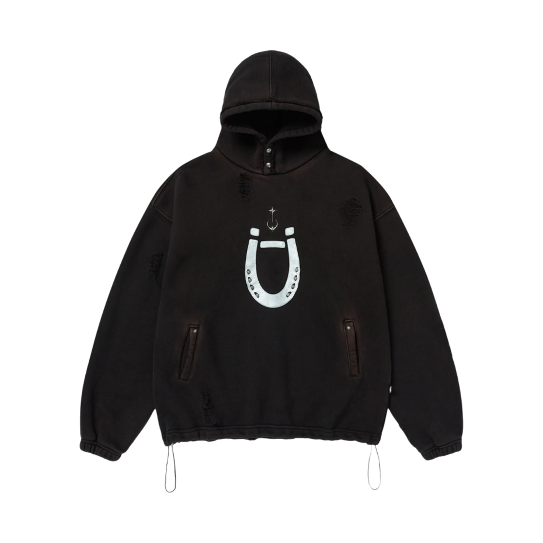 떠그 클럽 x 디키즈 후프 후드 블랙(Thug Club x Dickies Hoop Hoodie Black)