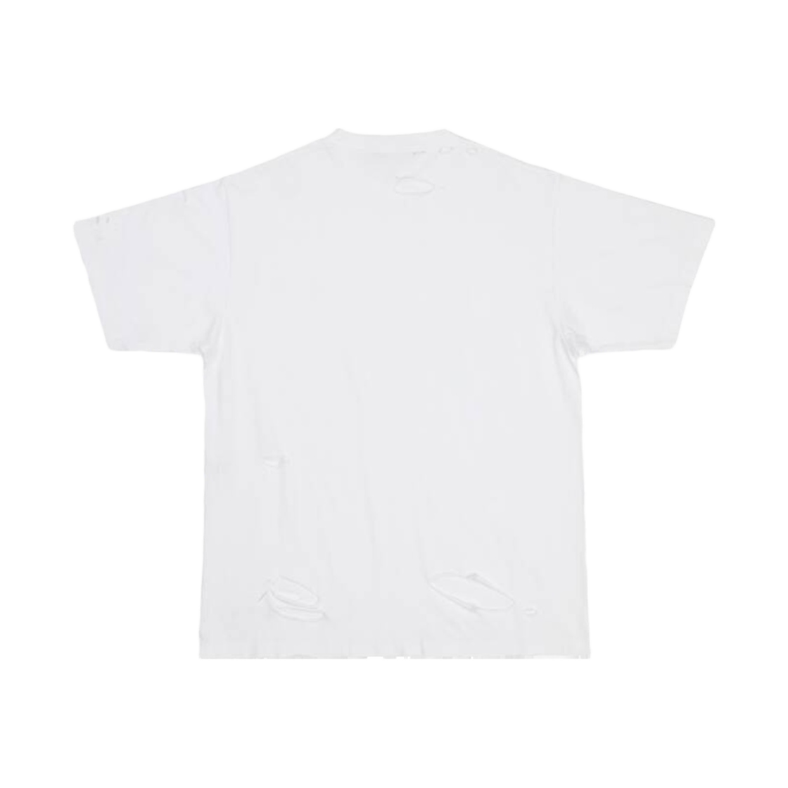발렌시아가 캡 박시 핏 티셔츠 화이트(Balenciaga Caps Boxy Fit T-Shirt White) - 2