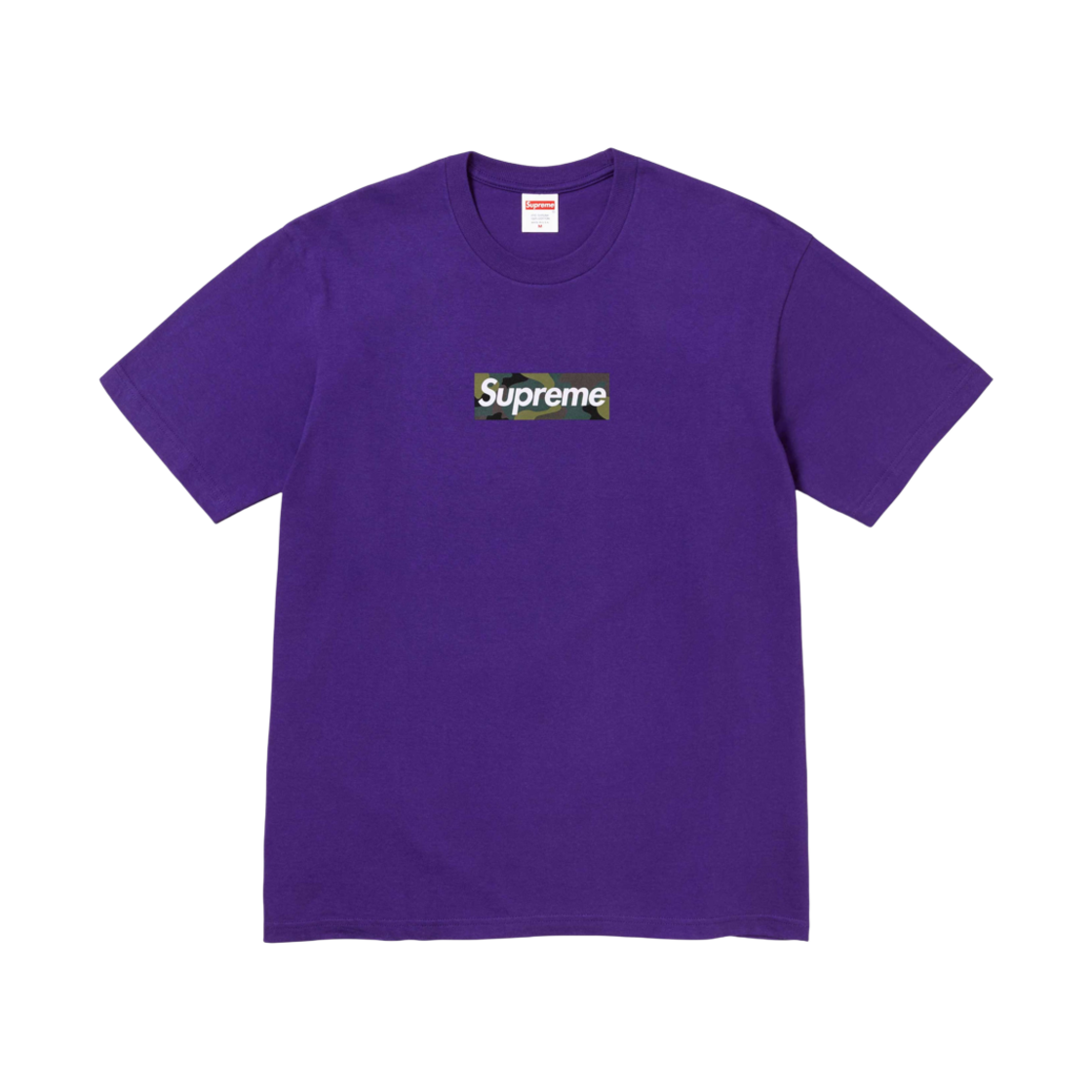 슈프림 박스로고 티셔츠 퍼플 - 23FW