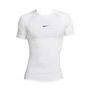Nike Pro Dri-Fit Tight Short Sleeve Fitness Top White - Asia