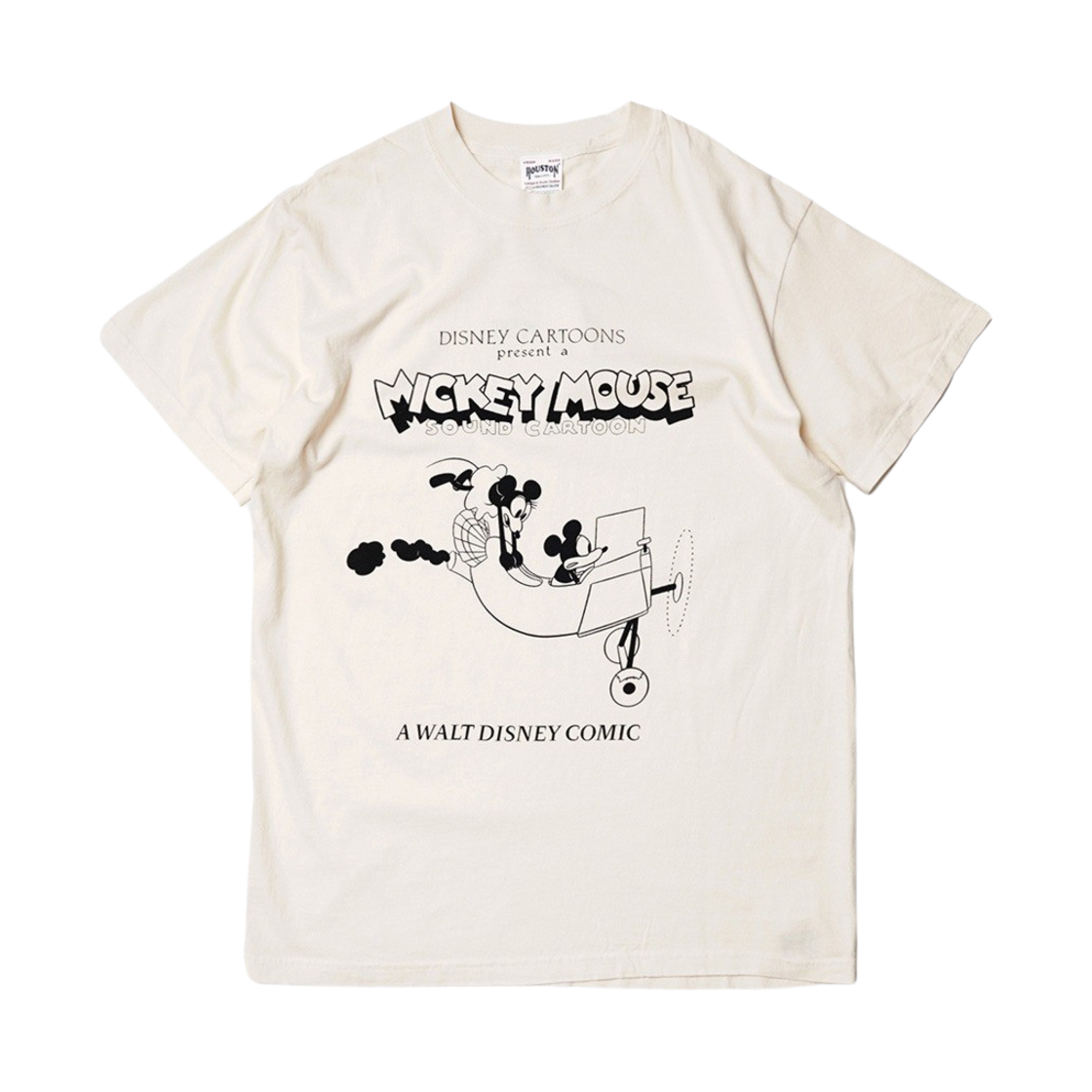 22224NT Houston Japan Disney Comic Print SS Tee Natural 22224NT