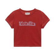 (W) Matin Kim Matin Shade Logo Crop Top Red