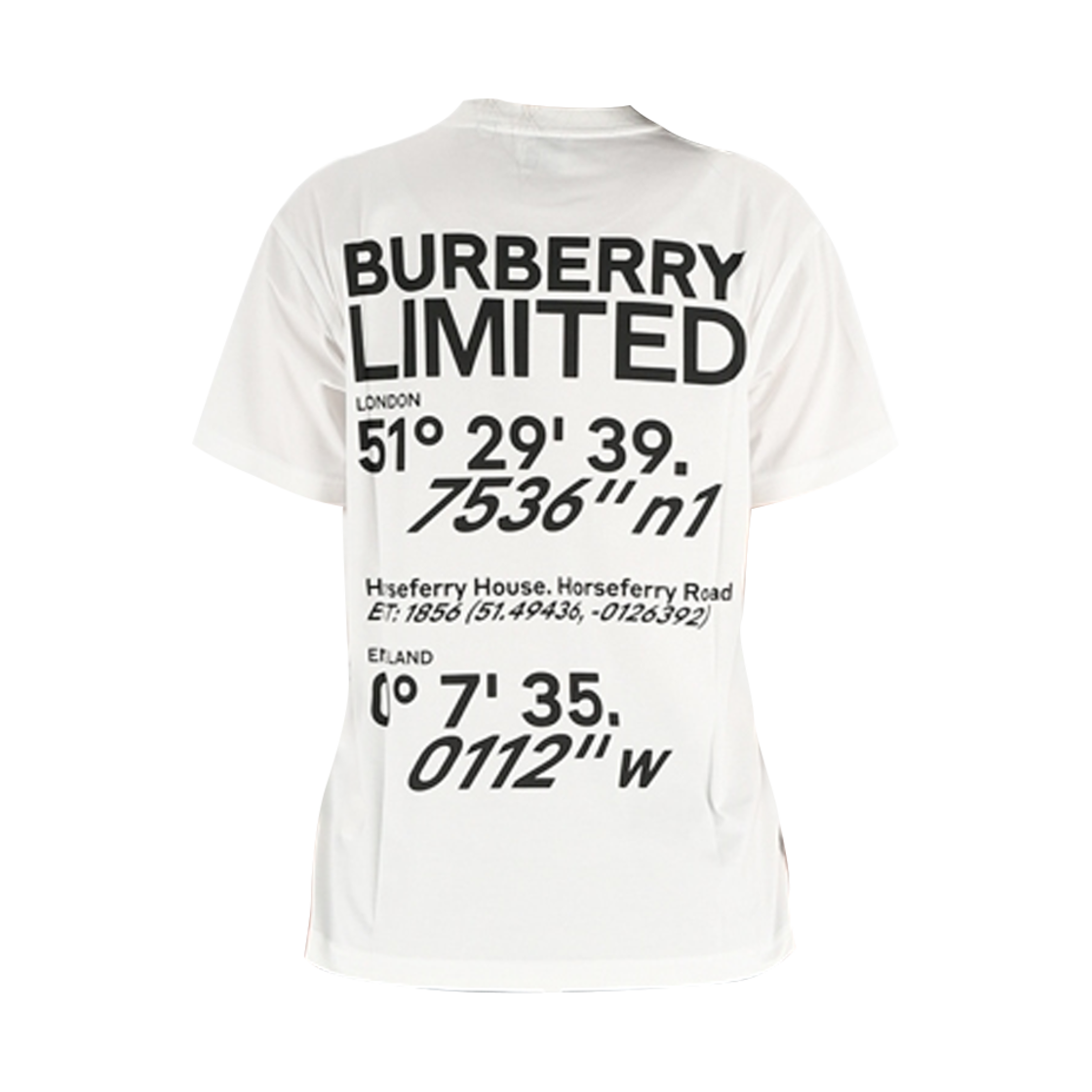 (W) 버버리 리미티드 캐릭 티셔츠 화이트((W) Burberry Limited Carrick T-Shirt White) - 2