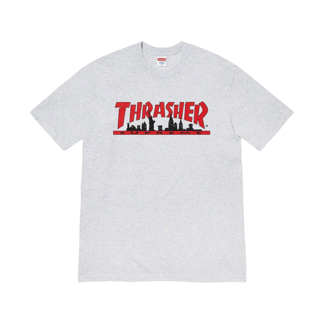 슈프림 x 트레셔 스카이라인 티셔츠 애쉬 그레이 - 21FW(Supreme x Thrasher Skyline T-Shirt Ash Grey - 21FW)