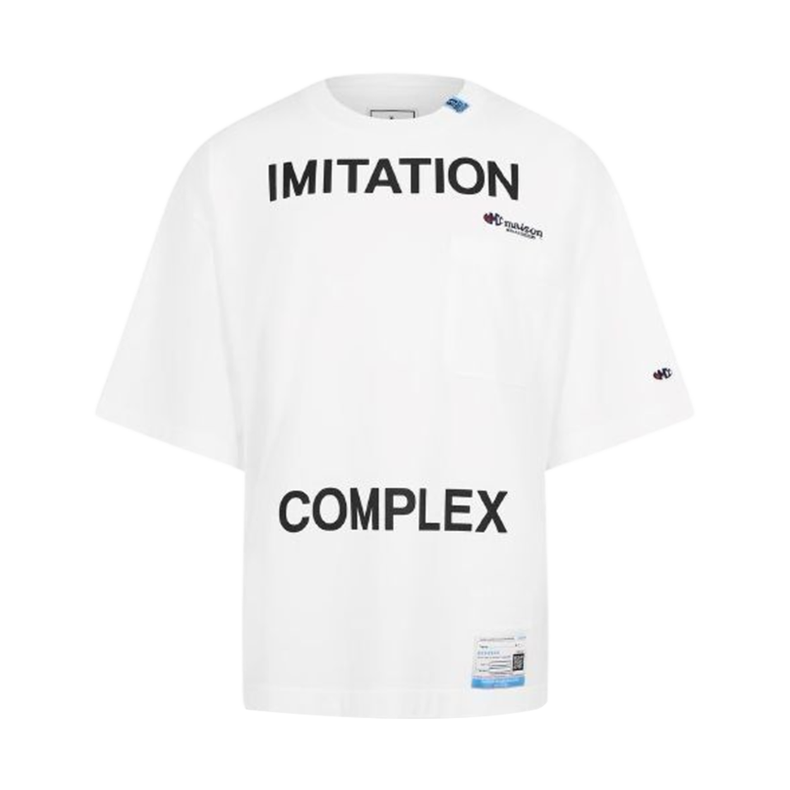 메종 미하라 야스히로 x 챔피온 숏슬리브 티셔츠 화이트(Maison Mihara Yasuhiro x Champion Short Sleeve T-Shirt White) - 1