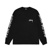 Stussy Big Cities LS T-Shirt Pigment Dyed Black