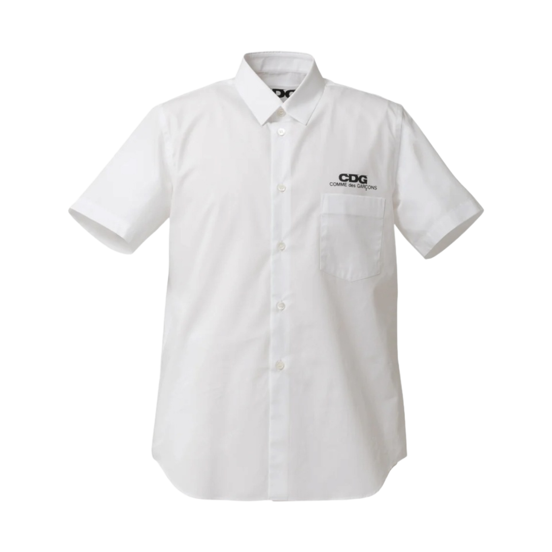 SZ-B016-051-2 CDG Short Sleeve Shirt White