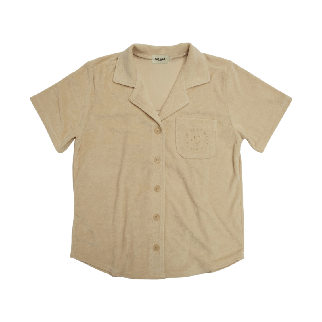 플랫웨이브 토위 테리 셔츠 베이지