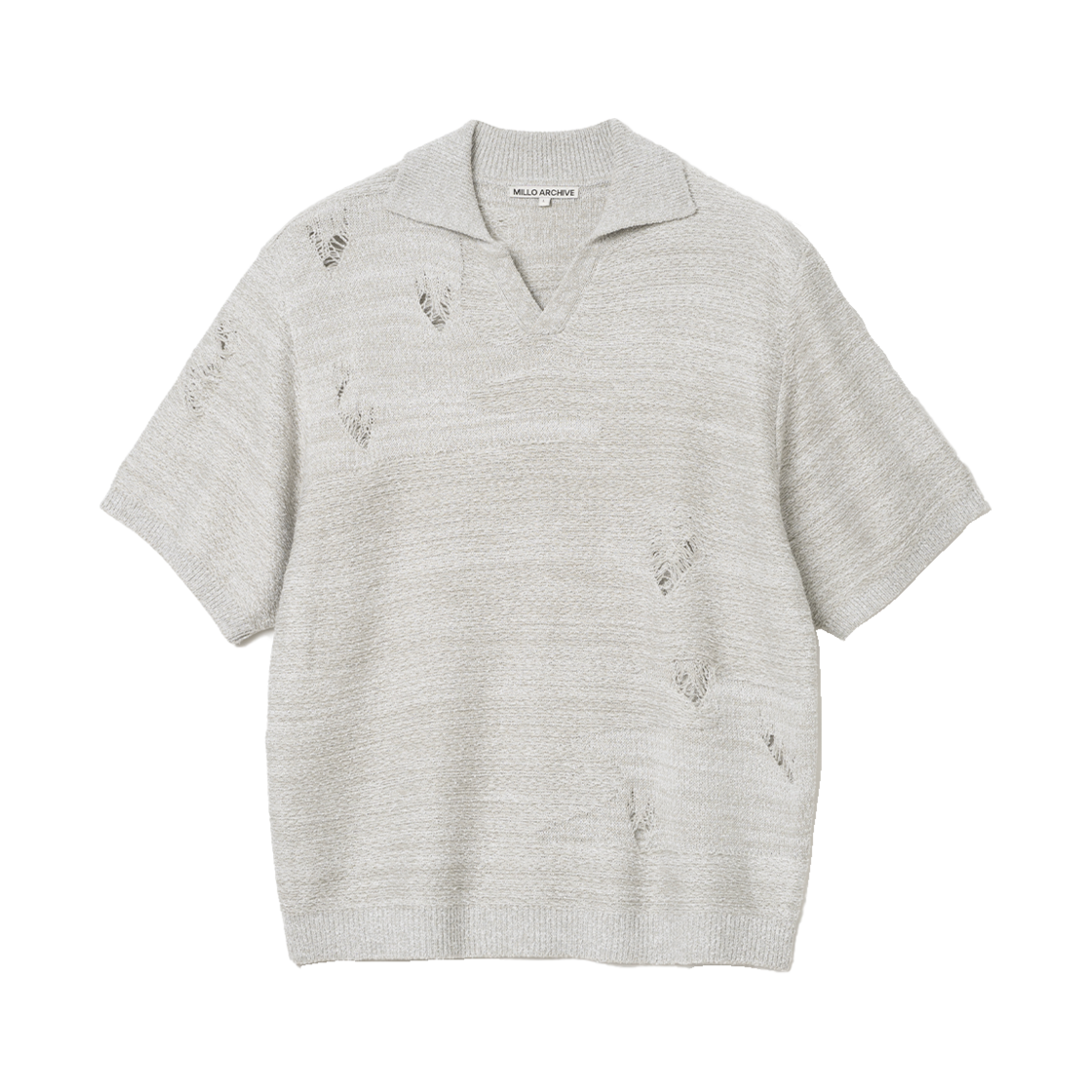 밀로 아카이브 크래쉬 컴포트 카라 니트 오가닉 그린