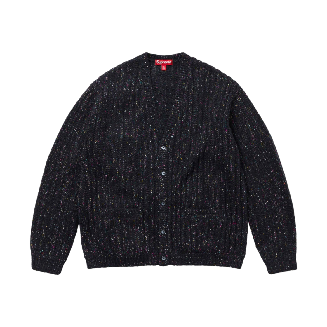 슈프림 콘페티 가디건 블랙 - 24SS