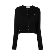 (W) Vivienne Westwood Bea Cropped Cardigan Black