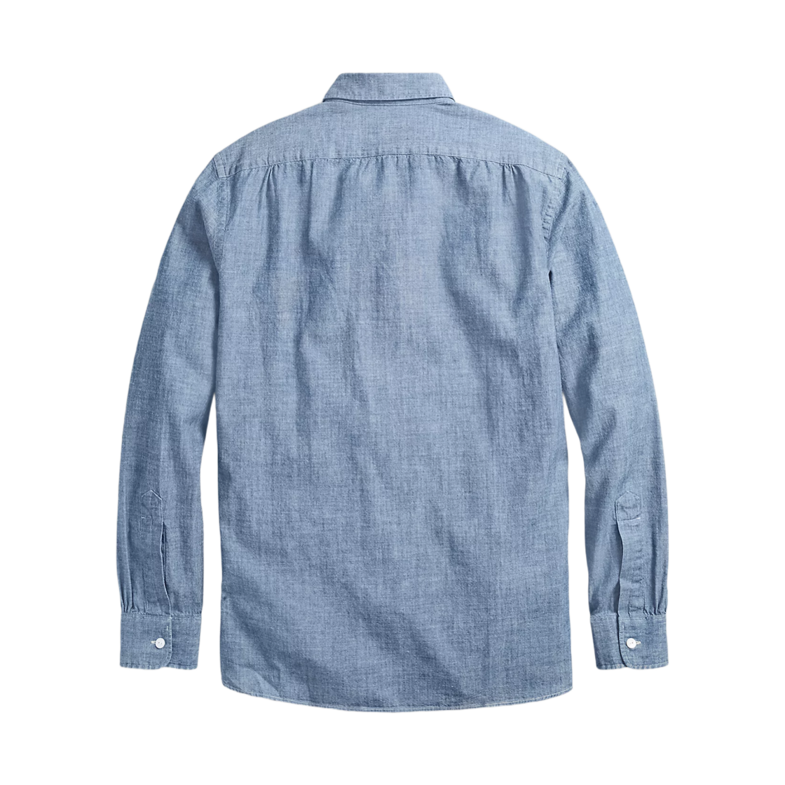 더블알엘 슬림 핏 샴브레이 셔츠 스틸 블루(Double RL Slim Fit Chambray Shirt Steel Blue) - 2