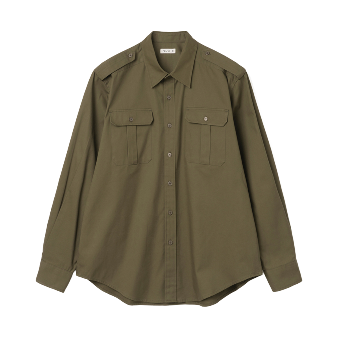 NOC079 Nocle Wesley Strap Shirts Khaki