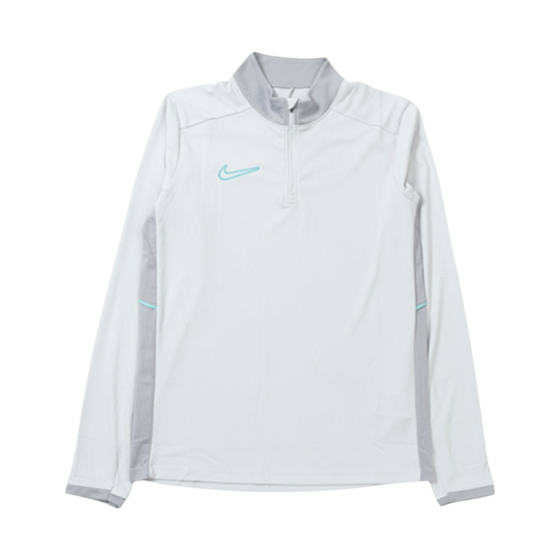 나이키 아카데미 드라이핏 드릴 탑 포톤 더스트 다이나믹 터콰이즈 - 아시아(Nike Academy Dri-Fit Drill Top Photon Dust Dynamic Turquoise - Asia)