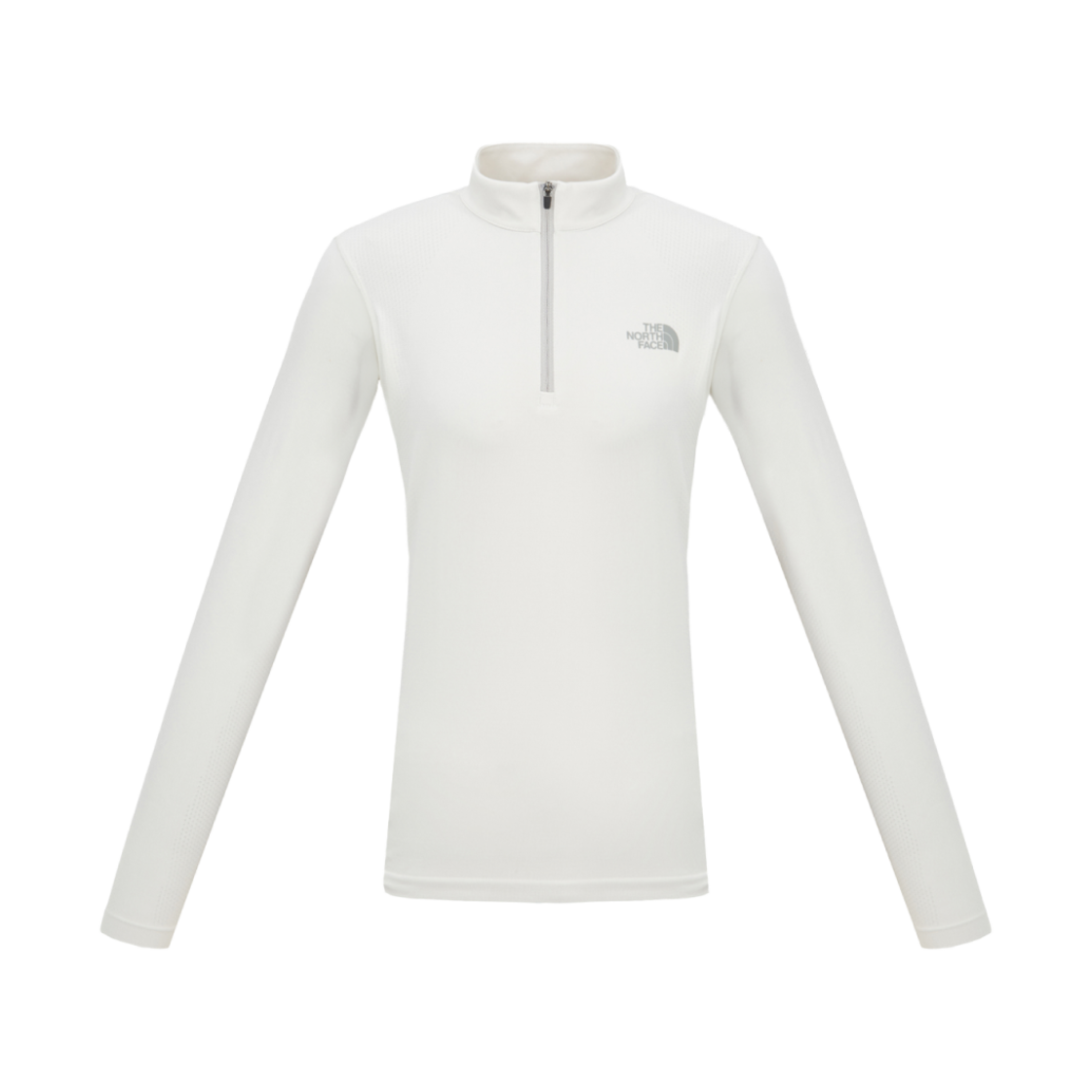 NT7LQ81C (W) The North Face Seamfree L/S Zip T-Shirt Cream