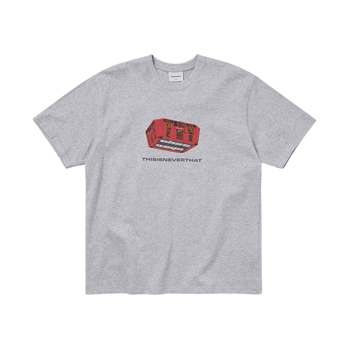 디스이즈네버댓 스코어보드 티셔츠 헤더 그레이(Thisisneverthat Scoreboard T-Shirt Heather Grey) - 1