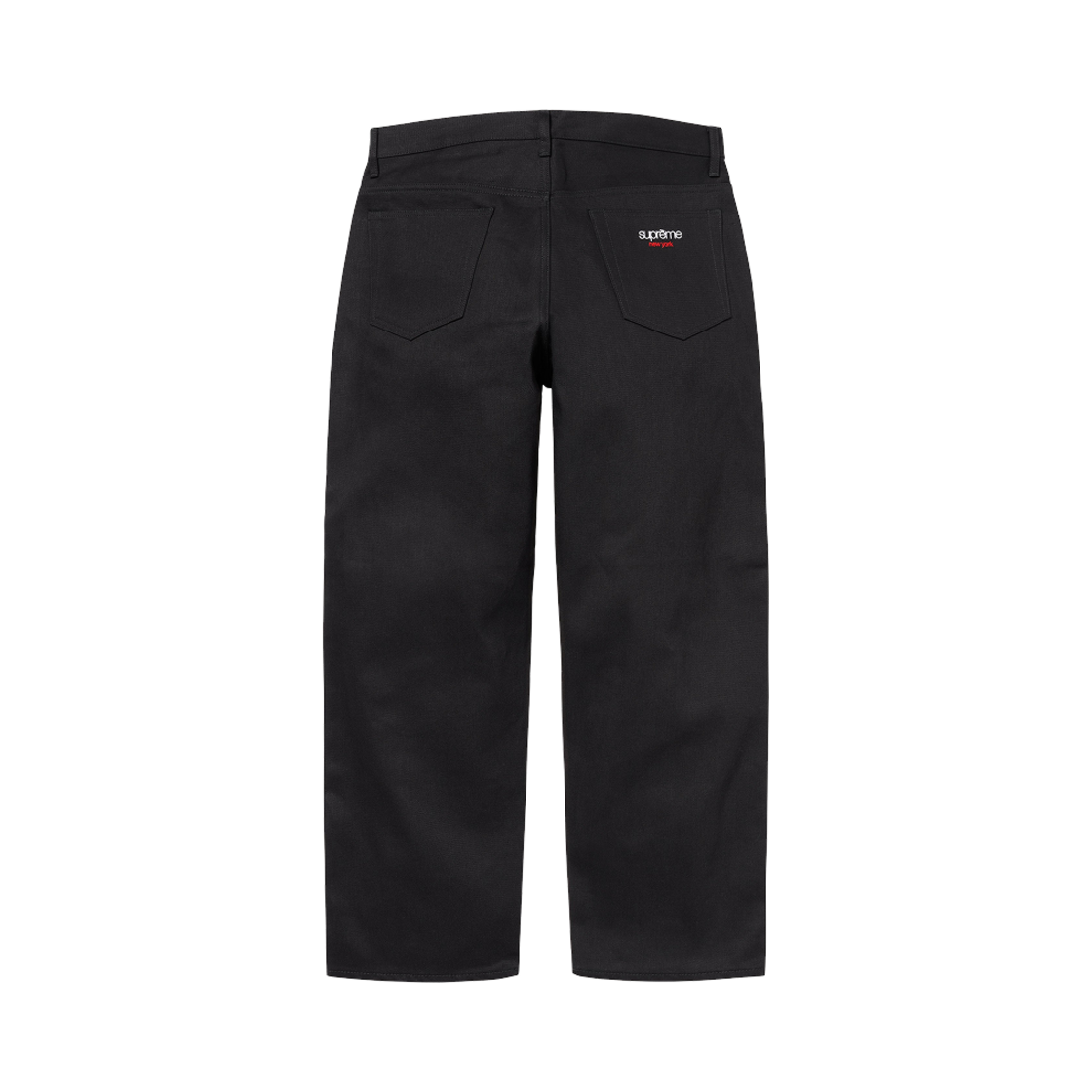 슈프림 리지드 배기 셀비지 진 리지드 블랙 - 25SS(Supreme Rigid Baggy Selvedge Jean Rigid Black - 25SS) - 2