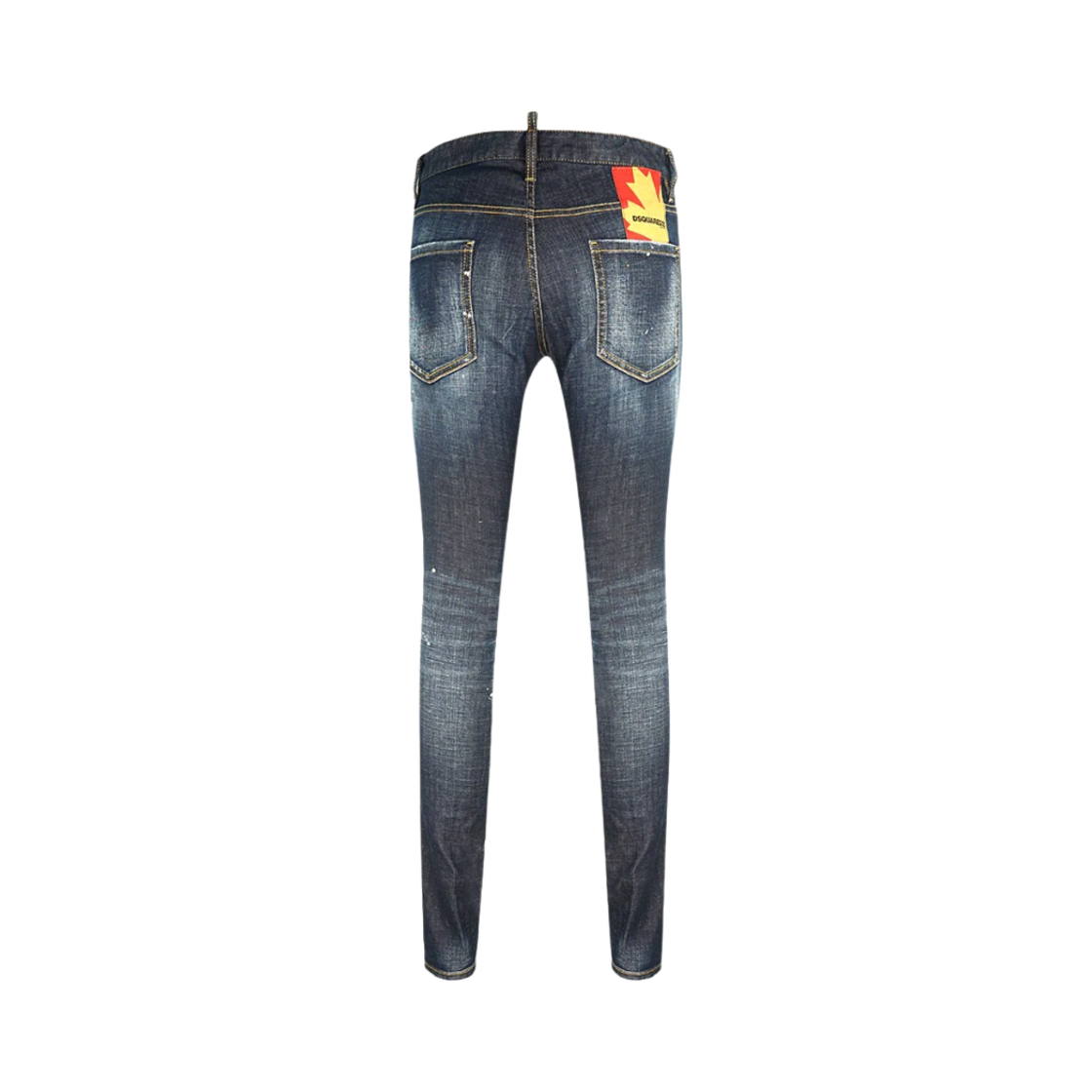 디스퀘어드2 쿨 가이 페인트 스플래쉬 캐내디안 리프 진 블루(Dsquared2 Cool Guy Paint Slash Canadian Leaf Jeans Blue) - 2