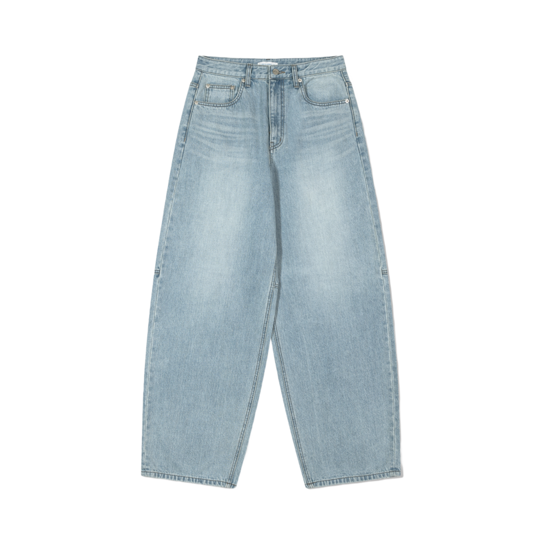(W) 로우클래식 오버사이즈 진 라이트 블루((W) Low Classic Oversized Jeans Light Blue)