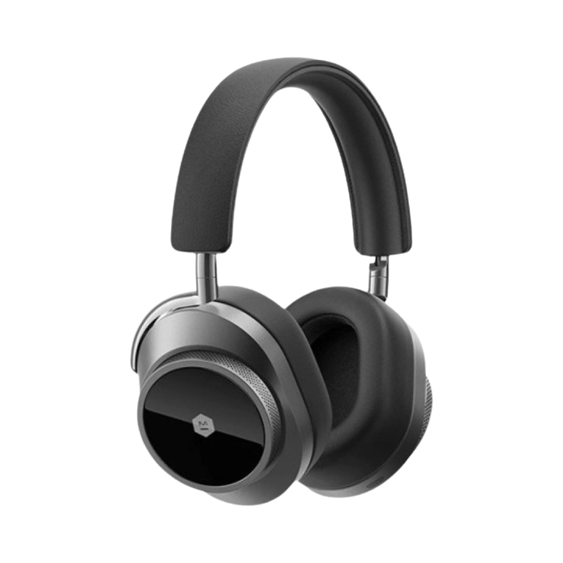 마스터앤다이나믹 MW75 무선 헤드폰 건메탈 블랙 레더 (국내 정식 발매 제품)(Master & Dynamic MW75 Wireless Headphones Gunmetal Black Leather (Korean Ver.))