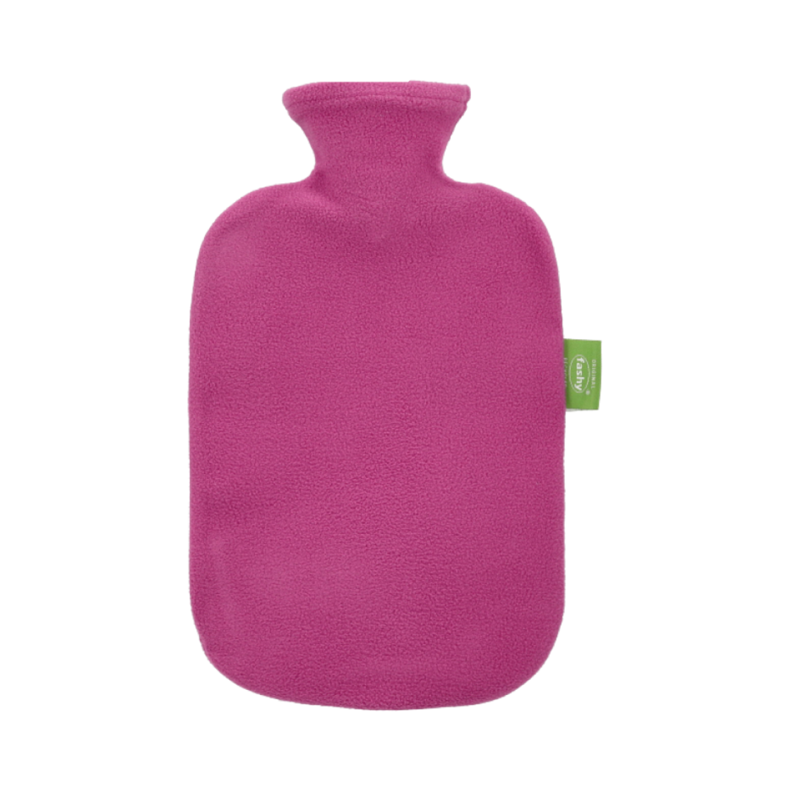 67405-45 Fashy Hot Water Bottle 2L with Fleece Cover Magenta