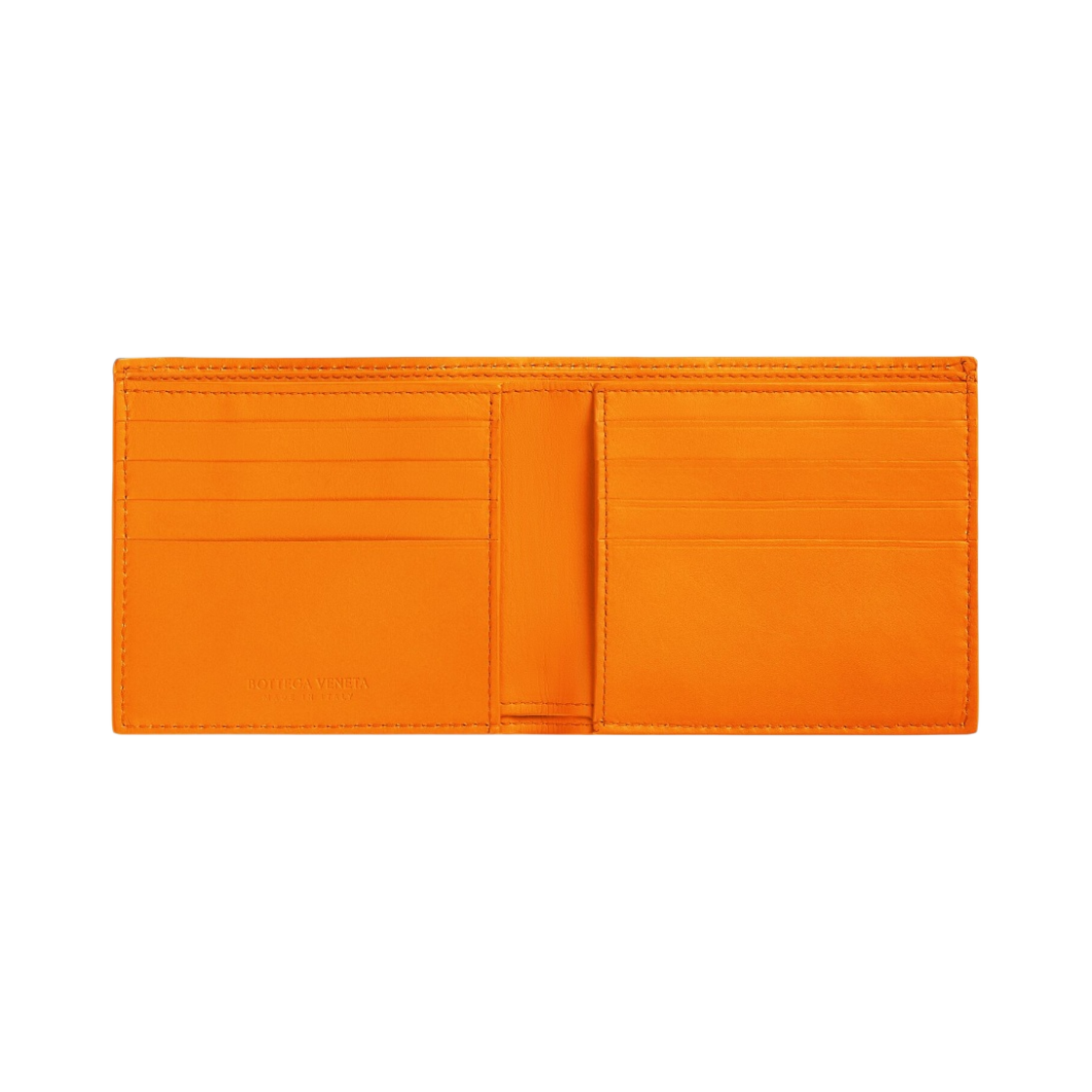 605721VCPQ61001 Bottega Veneta Bi-Fold Wallet Black Papaya - #2