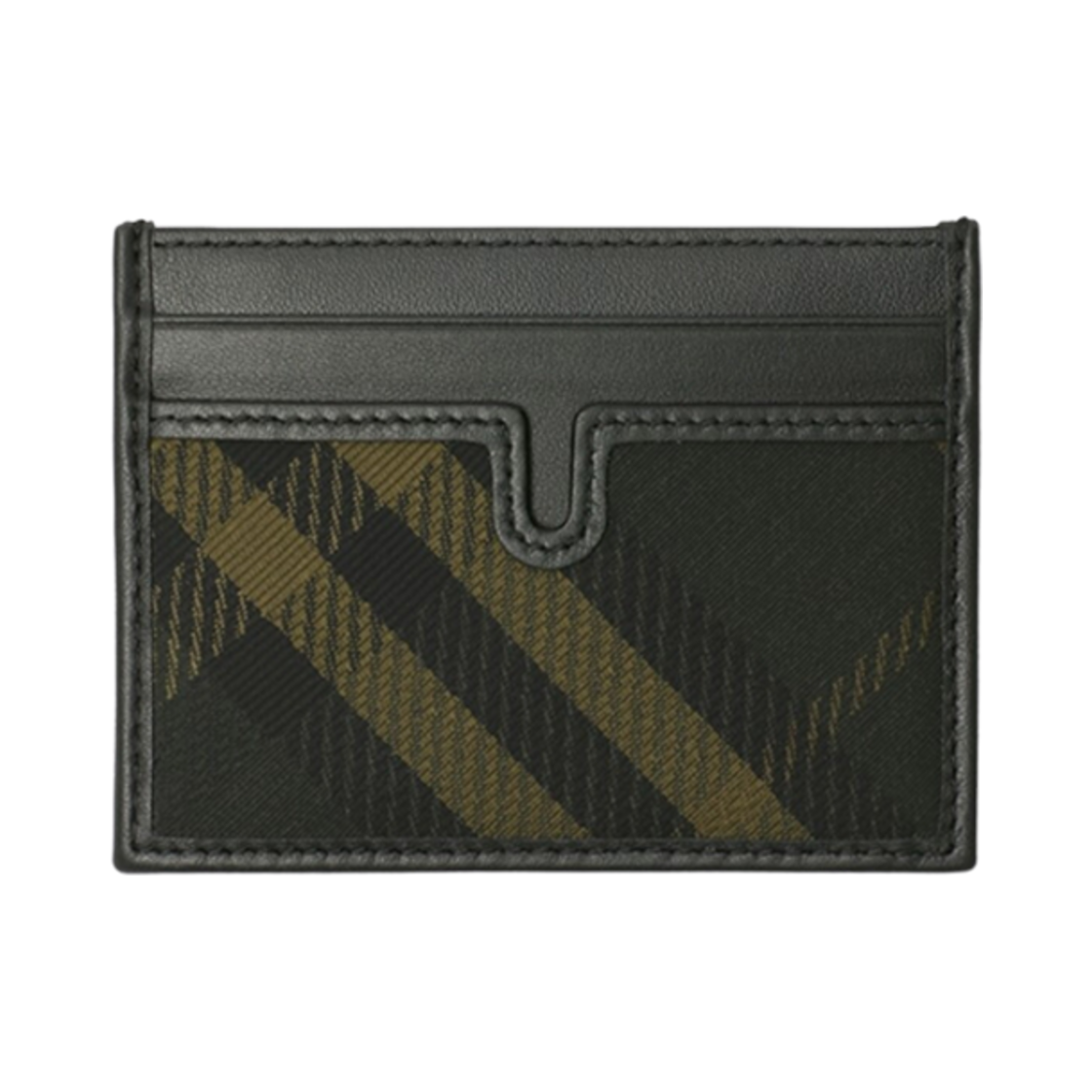8098454 Burberry Check Card Case Shadow