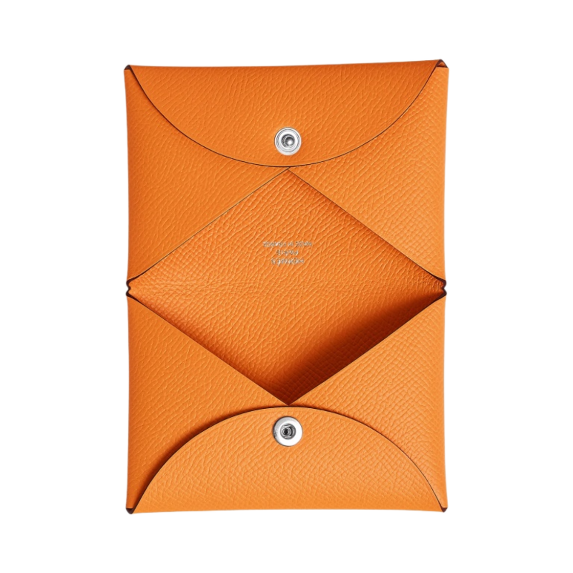 에르메스 칼비 카드 홀더 앱송 & 팔라듐 하드웨어 아브리꼬(Hermes Calvi Card Holder Epsom & Palladium Abricot) - 2