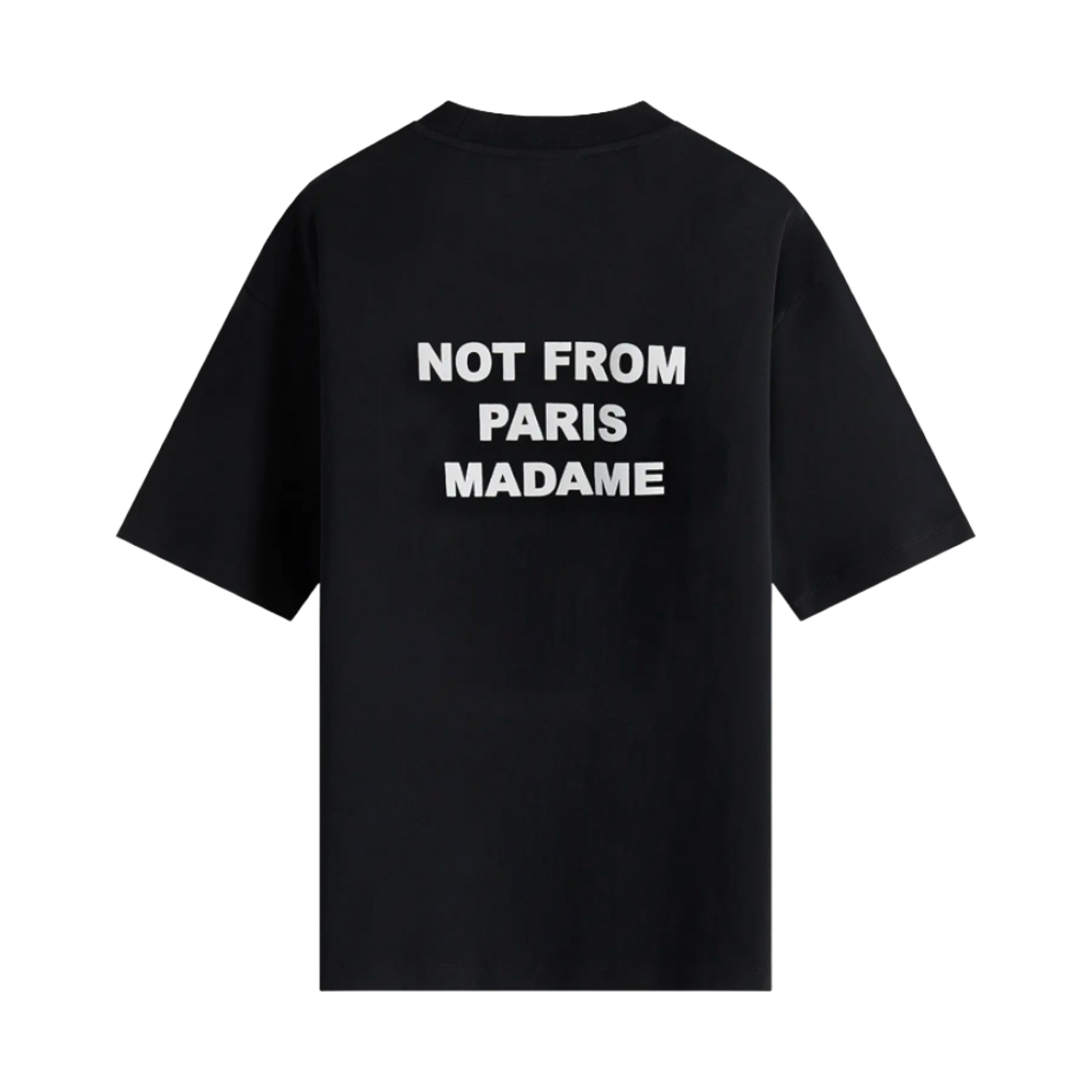 드롤 드 무슈 슬로건 르 티셔츠 블랙(Drole de Monsieur Slogan Le T-Shirt Black)