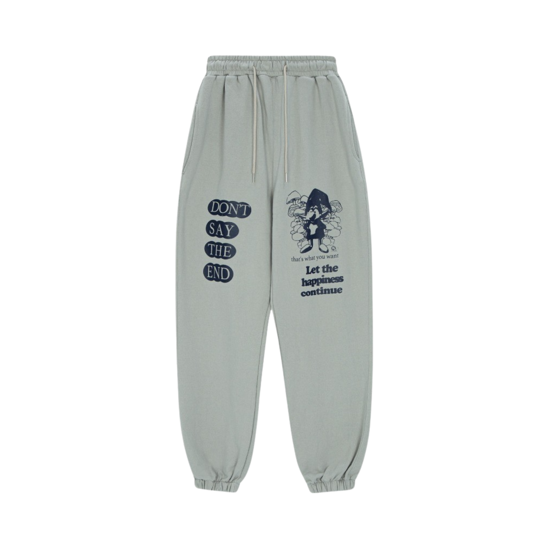 모스키토 머더러스 돈 세이 디 엔드 댓츠 왓 유 원트 스웨트팬츠 그레이(Mosquito Murderers Don't Say The End That's What You Want Sweatpants Gray)