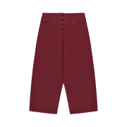 FLETTA Curved Cotton Pants Red