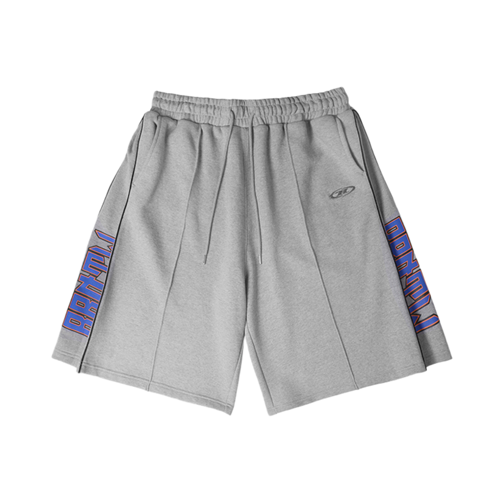 본투윈 사이드 투턱 버뮤다 팬츠 멜란지 그레이