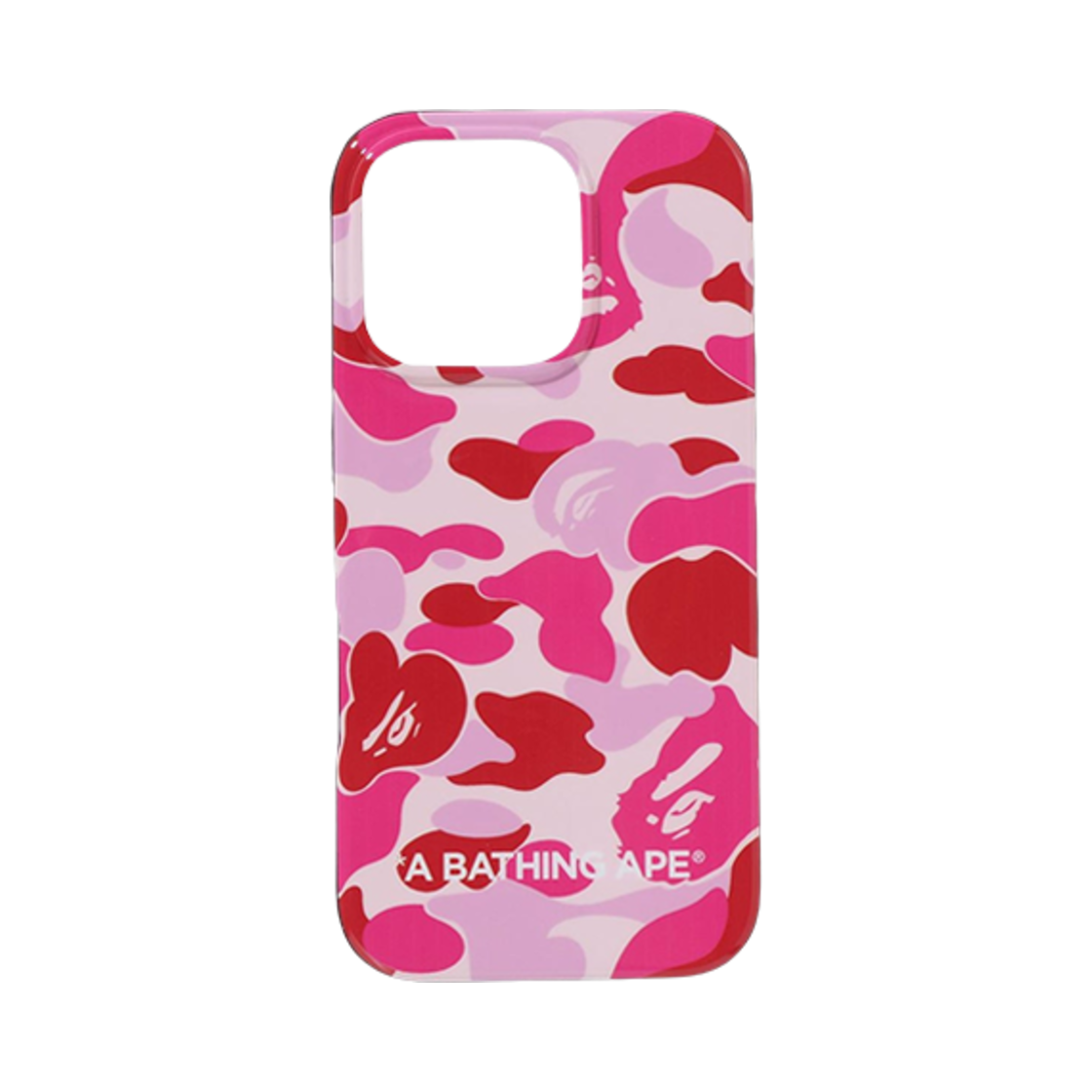 베이프 ABC 카모 아이폰 16 프로 케이스 핑크(BAPE ABC Camo iPhone 16 Pro Case Pink)
