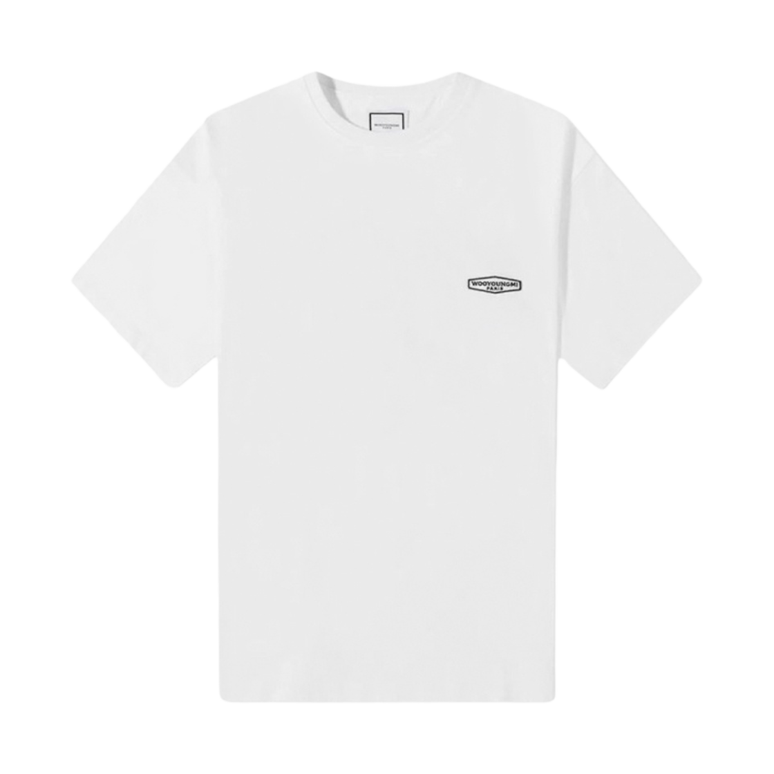 우영미 블랙 백로고 티셔츠 화이트 - 22SS(Wooyoungmi Black Back Logo T-Shirt White - 22SS) - 2