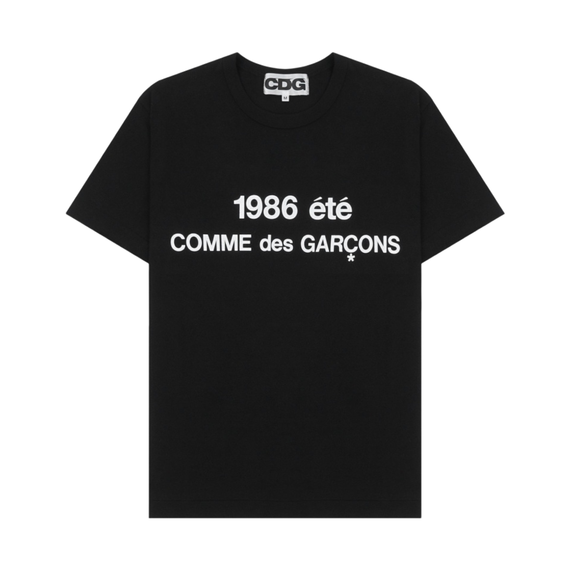 CDG 1986 꼼데가르송 티셔츠 블랙(CDG 1986 Comme des Garcons T-Shirt Black)