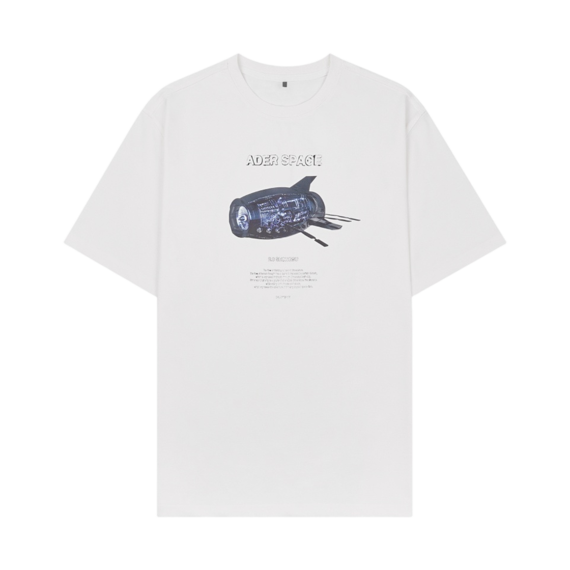 ★韓国の人気★【Ader Error】★Azure T-Shirt Off Whit.e★ 메종 키츠네 x 아더에러 트리플 폭스 헤드 로고 티셔츠 오프