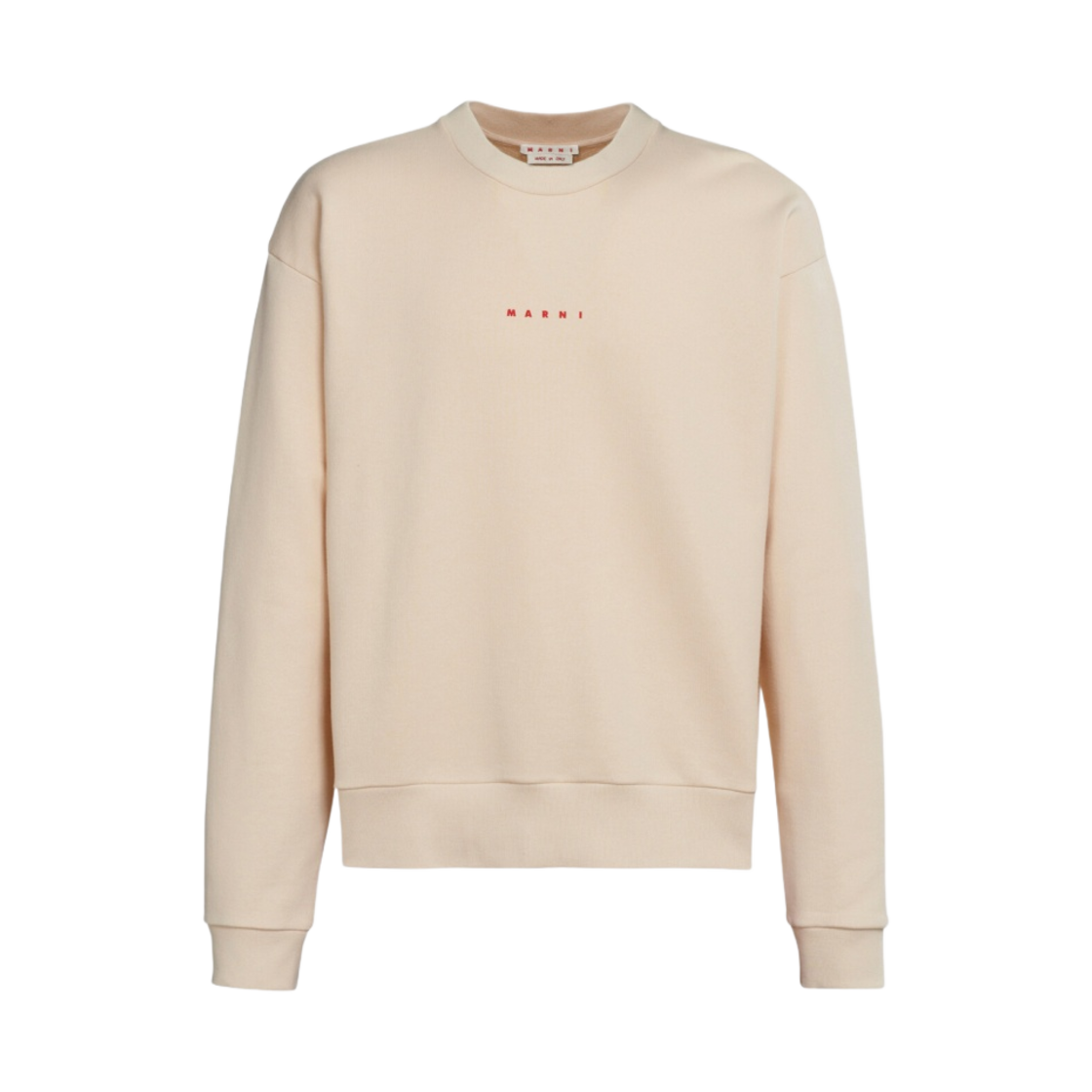마르니 로고 코튼 스웨트셔츠 아이보리(Marni Logo Cotton Sweatshirt Ivory)