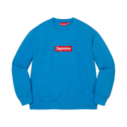 Supreme Box Logo Crewneck Blue - 22FW
