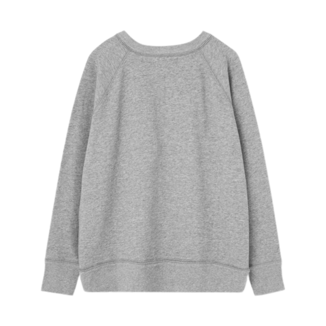 (W) 이자벨 마랑 로고 밀리니 코튼 스웨트셔츠 그레이 레드 - 25SS((W) Isabel Marant Millyny Cotton Sweatshirt with Logo Grey Red - 25SS) - 2