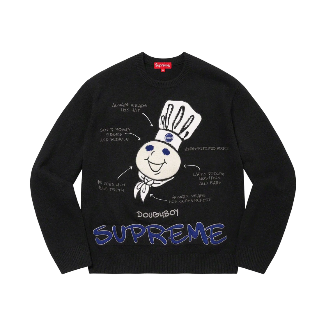 슈프림 도우보이 스웨터 블랙 - 22FW